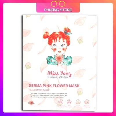 Miếng Mặt Nạ Dưỡng Da Chiết Xuất Từ Hoa Hồng Miss Yong Pink Flower 23ml/1pcs